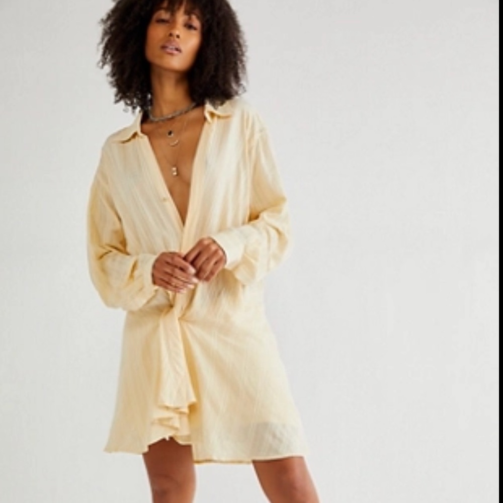 FREE PEOPLE Tara Twist Mini Dress